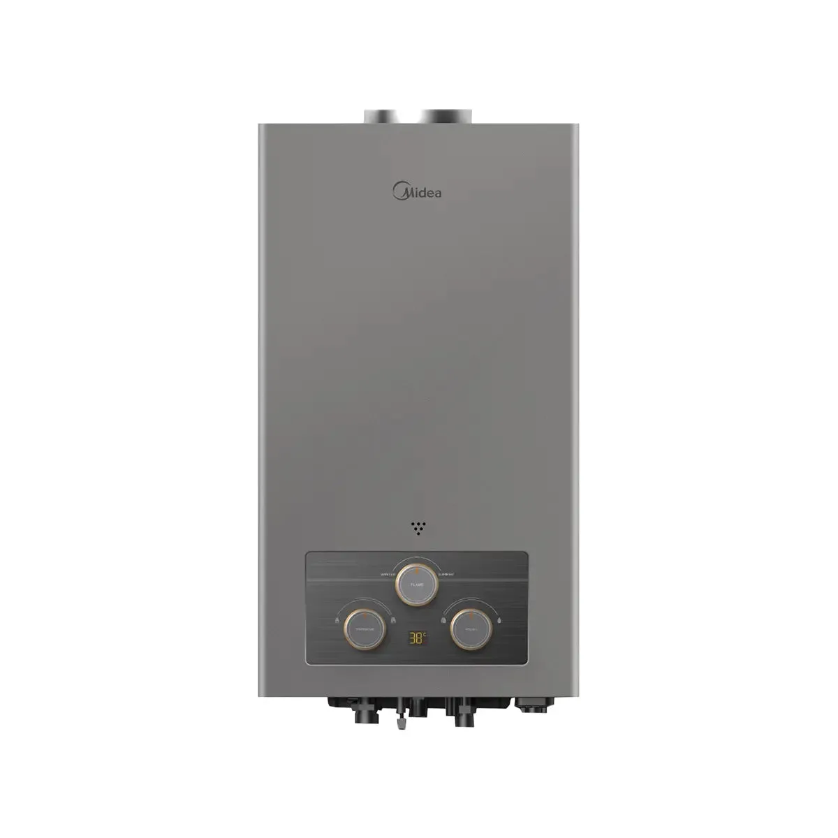 Midea Gas Water Heater 10 Liter Silver - Natural Gas