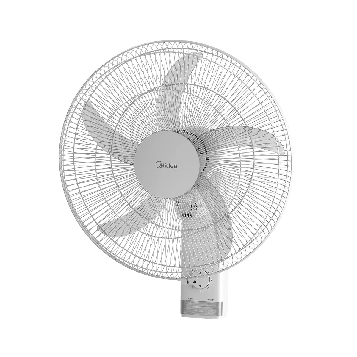 Midea Wall Fan 18" White Metal Grill