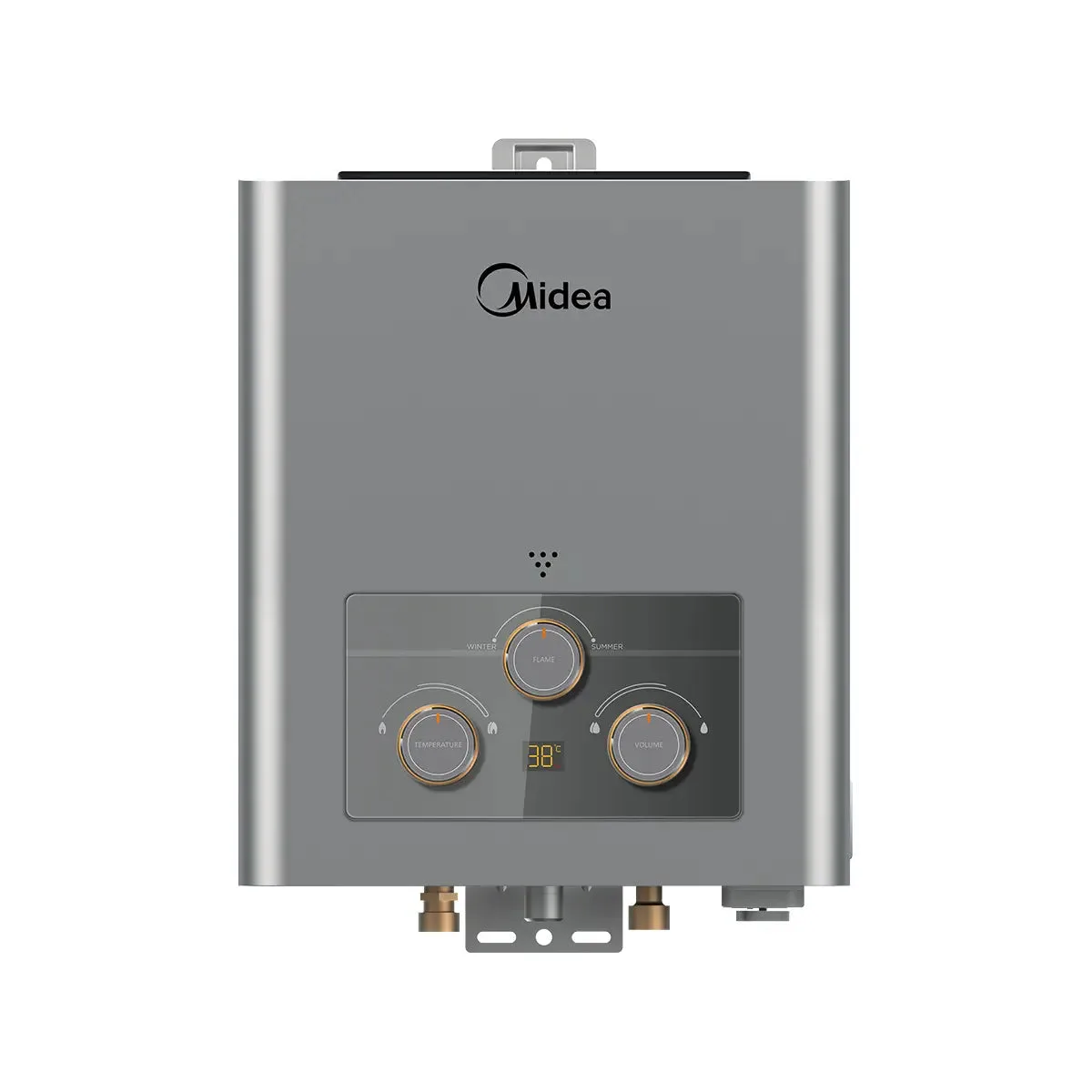 Midea Gas Water Heater 6 Liter Silver - Natural Gas