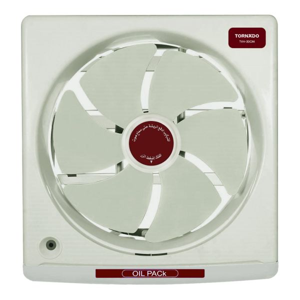 شفاط مطبخ تورنيدو 30 سم بدرج زيت - كريمي - TVH-30CM